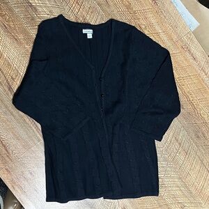 Croft & Barrow Women’s Navy Cardigan Sweater